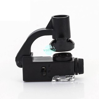 90X Zoom óptico de la cámara del teléfono lupa LED UV Clip microscopio lente para teléfono celular Universal