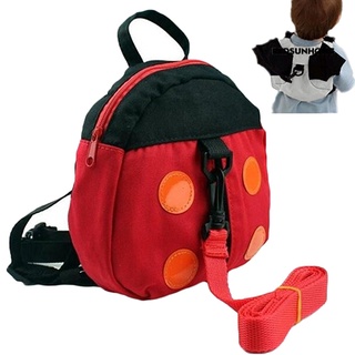 red ladybug bebé niño niño niño guardián caminar arnés de seguridad mochila correa bolsa (4)