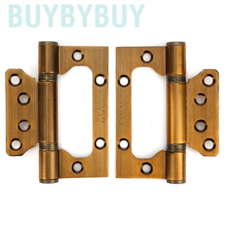 Buybybuy 2 bisagras de acero inoxidable para puerta de madera, accesorios de Hardware (7)