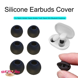ACACIA 3 Pairs Black Earbuds Cover Protector Soft Earphone Replacement Silicone Ear Tips Comfortable Painless Comfort Dustproof Anti Lost Protective Caps