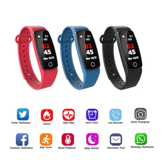 niye c19 smart watch pulsera inteligente amoled pantalla táctil a color pulsera reloj deportivo, monitoreo en tiempo real de la frecuencia cardíaca