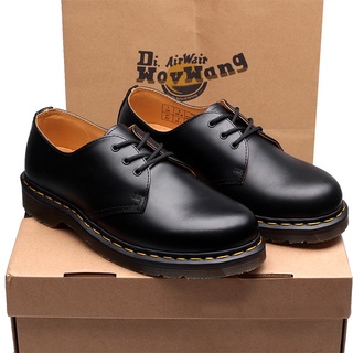 Stocknew inglaterra Dr.Martens Martin zapatos de los hombres y las mujeres de cuero genuino Oxfords herramienta zapatos bajos zapatos formales 35~47