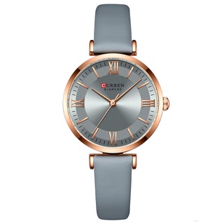 Curren 9079 moda mujeres reloj Casual correa de cuero reloj coolplays.br
