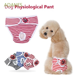 ADANES Reutilizable Mascota Corta De Algodón Menstruación Pañal Perro Pantalón Para Mujer Masculino Sanitario Pañales Calzoncillos Lavables Ropa Interior Fisiológica