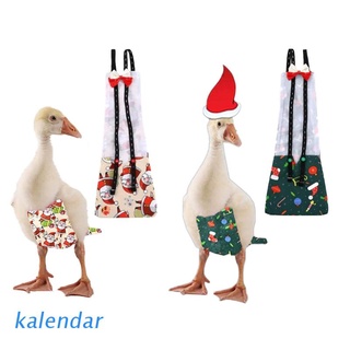 KALEN Chicken Diaper for Pet Duck Goose or Hens Nappy Poultry Clothes with Bow-Knot Washable Reusable and Adjustable