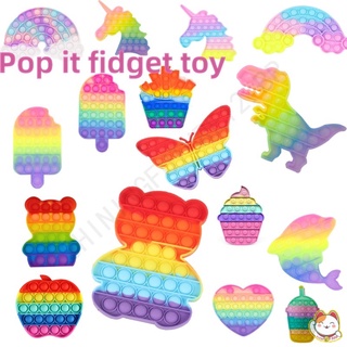 caliente pop-lo push burbuja fidget juguetes adultos alivio del estrés popit suave suave anti-estrés simple onda anti-estrés caja poppit