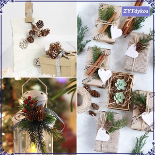 30 piezas mini conos de pino seco natural a granel para acentos adorno navidad