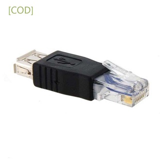 Adaptador de Cable de red hembra de cabeza de conversión USB de PC de moda nuevo adaptador A A Ethernet de Internet de alta calidad RJ45/Multicolor