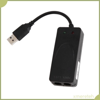 USB 2.0 56K Adaptador De Cable De Módem De Datos De Doble Puerto Para Win 98/ME/XP/Vista
