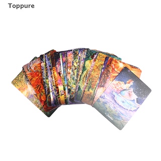 [Toppure] 1Box Gratitude Oracle Cards Tarot Card Prophecy Divination Deck Party Board Game . (9)
