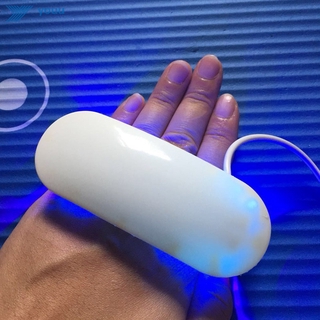 Mini portátil 6W LED secador de uñas cura la lámpara de la máquina para UV Gel esmalte de uñas (4)