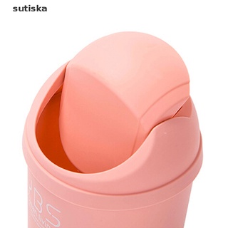 sutiska lindo mini cubo de basura pequeño para escritorio cesta de basura mesa de oficina en casa basura can co