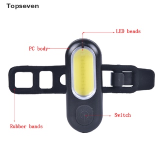 Topseven Led Bike Light Rear USB Rechargeable Bicycle Lights Cycling Warning Tail Light .