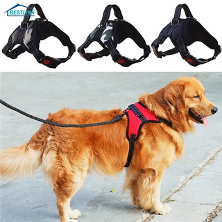 Bl arnés ajustable para mascotas chaleco transpirable arnés para perros al aire libre correas para caminar (1)
