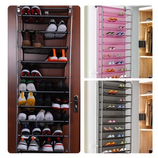 36 pares de zapateros para colgar en la puerta de 10 niveles, organizador de zapatos montado en la pared, estante para colgar zapatos, 1 pieza (1)