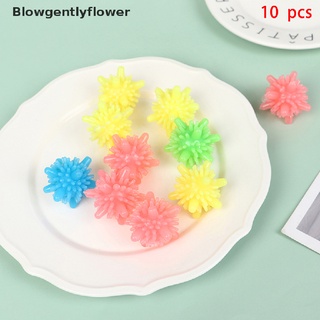 blowgentlyflower 10pcspvc reutilizable sólido bola de lavandería limpieza lavadora ropa suavizante bgf