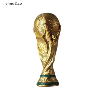 【yimu2】 Soccer Fan Souvenir Gift 7cm World Cup Football Trophy Resin Replica Trophies Model Hot 【CO】