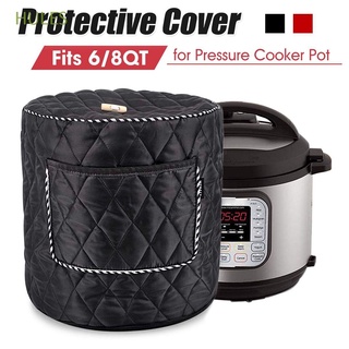 HULES Black/Red Dustcover Durable Electric Pressure Cooker Dustproof Cover Cooking Kitchen Rice Cooker Air Fryer 6QT/8QT Cotton Instant Pot Accessories (1)