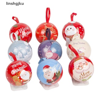 [linshgjku] 7 cm árbol de navidad colgante bolas adorno árbol de navidad decoración bola caramelo tarro de almacenamiento [caliente]