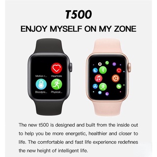 Reloj inteligente T500 Full Touch Screen Smartwatches Bluetooth Smart Sports Watch con rastreador de ritmo cardíaco monitor de pulsera para Android IOS