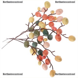 northvotescastcool huevo de pascua decoración creativa rama con pintura huevos plástico primavera regalos nvcc
