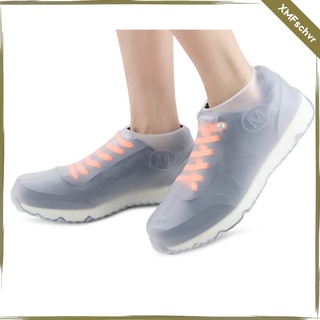 cubre zapatos de silicona antideslizantes impermeables para botas de senderismo, color blanco