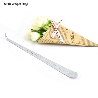 snowspring 1pc vela snuffer trimmer gancho de acero inoxidable tallado vela mecha cortador co (7)