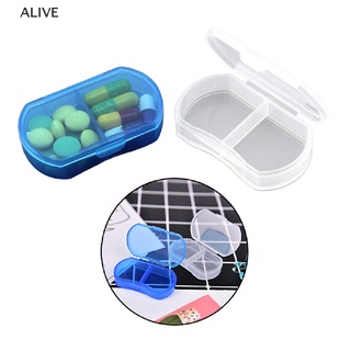 alive - caja de pastillas de plástico portátil para cuidado saludable con almacenamiento temporal
