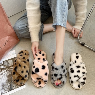 nuevo estilo zapatillas de felpa de las mujeres del hogar caliente zapatillas de algodón casual moda zapatillas de felpa