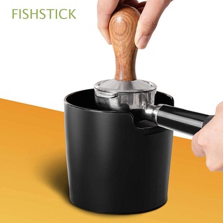 Fishstick Durable caja de golpe de café para Barista herramienta de café Grinds Bin papelera barra contenedor Espresso Grind plástico Espresso Knock Box/Multicolor