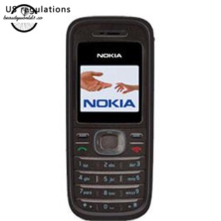 Desbloqueado Nokia 1208 teléfono móvil de un solo núcleo Nokia 1208 estándar real 4Mb
