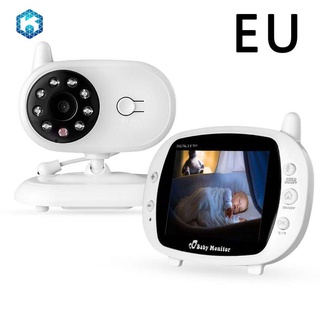 Monitor de bebé Digital inalámbrico de 3,5 pulgadas pantalla LCD noche Audio-llamada cámara