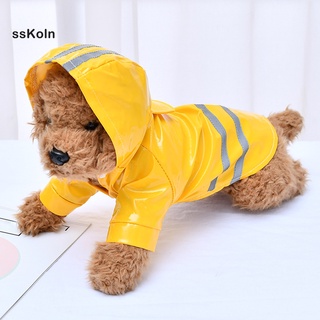 Ssk_ chubasquero reflectante impermeable para perros/chaqueta con capucha para cachorro de peluche/ropa para mascotas (5)