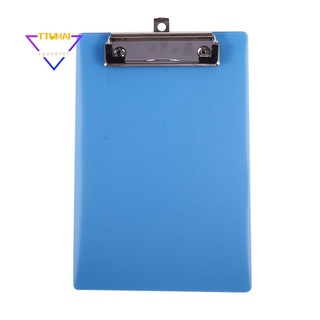 oficina escuela resorte cargado a5 papel sosteniendo archivo abrazadera clip tablero azul