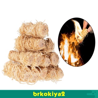 [brkokiya2] Los principiantes de fuego 12 piezas/organías orgánicas/Fácil de disparar Para madera y carbón-Super luz Rápida grilletes barbacoas de madera de madera/barbaca de madera/impermeable/senderismo (3)