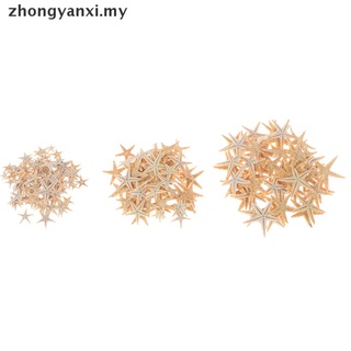 [zhongyanxi] Conchas de mar tamaño: -3 cm 100 piezas Mini estrellas de mar de mar, decoración de artesanías naturales, estrellas de mar, diseño de estrellas de mar