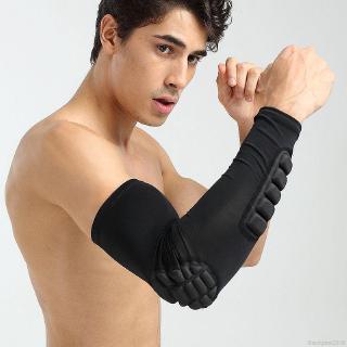 1pc codo largo almohadillas manga transpirable poliéster spandex brazos cubierta protector al aire libre baloncesto ropa deportiva accesorios