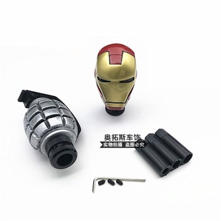 Palanca de cambios Manual de Iron Man universal para palanca de cambios de coche