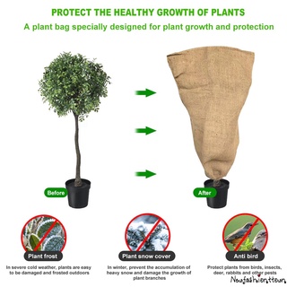 Tw: bolsa de protección para plantas con cordón ajustable, anticongelante, accesorio para jardín al aire libre