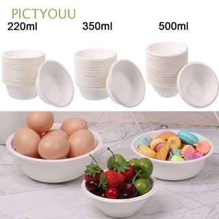 PICTYOUU 50PCS Snacks Festival Supplies Fruits Home Party Disposable Dinnerware New Outdoor Dining Birthday Supplies Barbecue Party Tableware