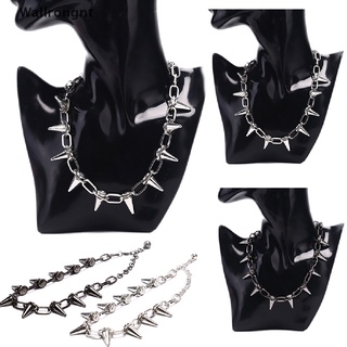 Wnt> New Spike Rivet Punk Collar Necklace Goth Rock Biker Link Chain Choker Jewelry well