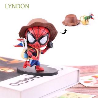 Lyndon viajero Spiderman Scultures miniaturas coleccionables modelo muñeca juguetes Spiderman figuras de acción figura modelo