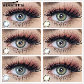 1 par de lentes de contacto suaves de la serie rich girl para ojos de uso anual de 14 mm