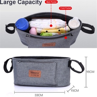 pl cochecito organizador de alta calidad cesta de bebé cochecito de viaje pañales pañales bolsa de almacenamiento (7)