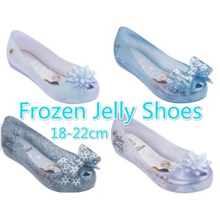 Cc&mama Kasut niñas Melisa Frozen zapatos boca de pescado sandalias playa jalea cristal zapatos