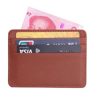 JCFS🔥Productos al contado🔥Fir billetera delgada De cuero Para dinero/tarjeta De Crédito/Organizador De dinero Para hombre (4)