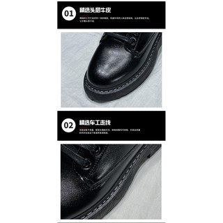 ★ Martin botas de los hombres de la parte superior alta botas de cuero de suela gruesa 2021 otoño e invierno nuevas botas de los hombres botas Martin (8)