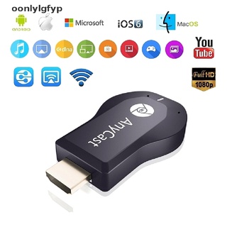 oonly anycast m4 plus wifi receptor airplay pantalla miracast hdmi dongle tv dlna 1080p co