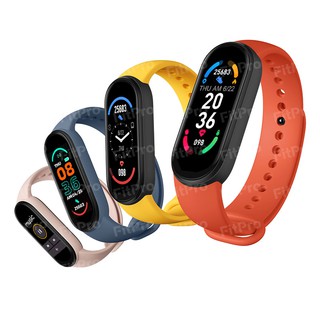 【💯 Hot Sale】Xiaomi band 6 M6 Nuevo 2021 reloj inteligente impermeable con Bluetooth monitor de frecuencia cardíaca (2)