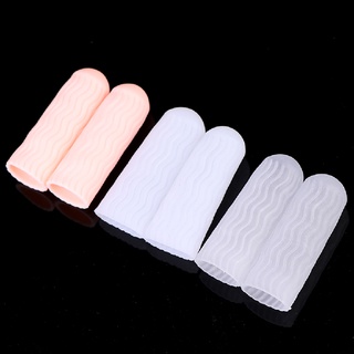 [afjr] 1 pares de guantes de silicona para alivio del dolor de los dedos del dedo del dedo del dedo del dedo del dedo del pie de la venda del tubo de gel